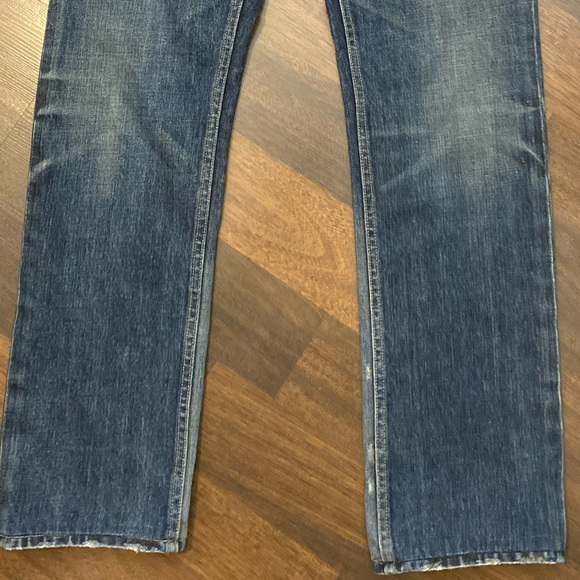 Burberry Brit Unisex Iconic 💯 Cotton Straight Leg Boot Cut Jean Size 29 R - Picture 11 of 16